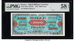 France Allied Military Currency 1000 Francs 1944 Pick 125b PMG Choice About Unc 58 EPQ. 

HID09801242017

© 2022 Heritage Auctions | All Rights Reserv...