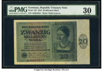 Germany Imperial Bank Note 20 Billionen Mark 5.2.1924 Pick 138 PMG Very Fine 30. 

HID09801242017

© 2022 Heritage Auctions | All Rights Reserved