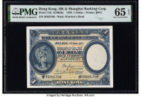 Hong Kong Hongkong & Shanghai Banking Corp. 1 Dollar 1.6.1935 Pick 172c PMG Gem Uncirculated 65 EPQ. 

HID09801242017

© 2022 Heritage Auctions | All ...