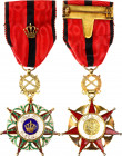 Iraq Order of the Two Rivers Officer Cross Military Division 1927
Barac# 16; 1st. Model 1922-1958, by Garrard, With original box. Condition I-II.