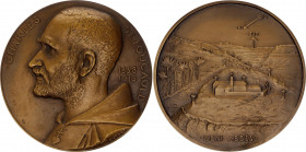 Algeria Charles de Foucauld in Béni-Abbès Medal 1916 Paris
Bronze 68,0 mm, 148.24g.; A/.CHARLES - DE FOUCAULD Bust of Charles de Foucauld on the left...