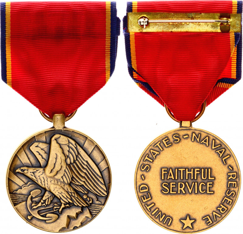 United States Naval Reserve Medal 1939
Barac# 82; AE
