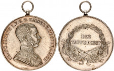 Austria Bravery Medal "Für Tapferkeit" I Class Type IV 1914 - 1916 (ND)
Barac# 85; Silver; 40 mm.; without ribbon; Franz Joseph I; XF+