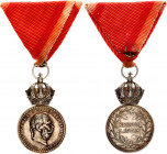 Austria - Hungary Military Merit Medal "Signum Laudis"
Barac# 288; Silber; 30 mm