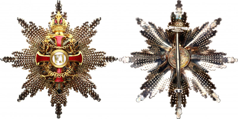 Austria - Hungary Order of Franz Joseph Breast Star for Grand Cross 1914 - 1918...