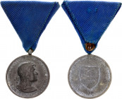 Hungary Commemorative Medal for the Liberation of Transylvania 1940 
Zinc, 36 mm, original triangular ribbon