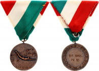 Hungary Swimming/Diving Medal 1943 
bronze, engraved "BP 1943 IV. 12 on the reverse, 39.5 mm x 43.7 mm
