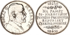 Czechoslovakia Silver Medal "T. G. Masaryk, In Memory of the 85th Birthday of the First President of the Czechoslovak Republic" 1935 
Silver (.987) 1...