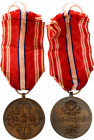 Czechoslovakia Volunteer Medal for 1918-1919 in TMOK Case 1938
Barac# 16; AE