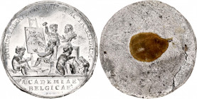 Belgium Medal "Medal Artium Liberalium Tutela Ac Praesidium" 
Tin 12.7 g., 47 mm.; Academiae Belgicae One Side Medal; UNC