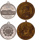Europe Lot of 2 Medals 1879 - 1903
Bavaria and Vatican medal