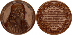 France Silver Medal Death of Charles Maurice Talleyrand-Péricord Politician and Diplomat 1838 
Silver; by Domard, bust right, rev. biographical legen...