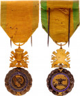 France Military Medal of Third Republic Type III 1870 
Barac# 223; Silver; Enamel; with original ribbon
