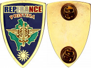 France Legionnaires Badge Pristina - Kosovo 
15.3 g., 48 mm.; UNC