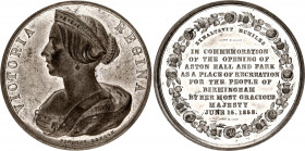 Great Britain Medal in Commemoration of the Openning of Aston Hall and Park 1858 
Tin; Victoria