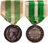 Italy Commemorative Merit Medal for Messina Earthquake 1910 
Barac# 494; Bit# 1245 R1; 31mm.;Silver; with original ribbon; The medal was established ...