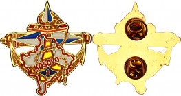 Kosovo Badge "BAMAK" 
11.8 g., 45 x 49 mm; UNC
