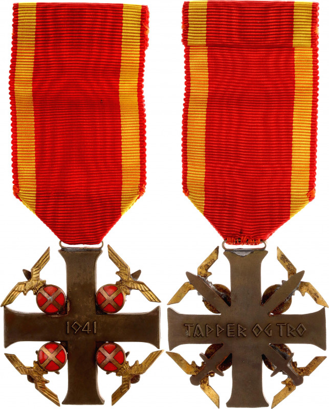 Norway Order of Bravery and Loyalty 1941 
Barac# 58; Bronze; with original ribb...