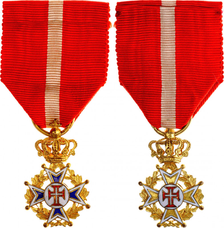Portugal Order of Christ Knight's Cross 1844 - 1910
AE - gilded
