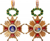 Spain Order of Isabel Commander Badge 1875 - 1931
Barac# 765; Gold; enamel; without ribbon