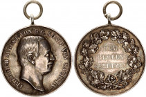 German States Saxony Silver Medal "The Best Shooter" 
Silver 14.25 g., 33 mm.; Friedrich August III.; XF with nice toning