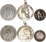 German States Lot of 3 Medals 19th Century 
With Silver; Various Motives, Dates & Denominations