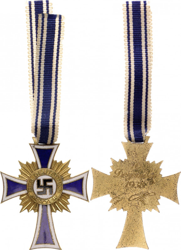 Germany - Third Reich Cross of Honor of the Gernam Mother Type II 1938 
Barac# ...