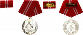 Germany - DDR Medal for Faithful Service in Fighting Groups of the Working Class 10 Years Service
Silver; (Medaille für Treue Dienste in den Kampfgru...