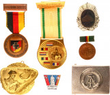 Germany - DDR 27 Diffirent Badge Medals Pins & Bars