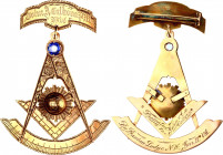 World Masonic Past Master Badge 1904
28,9g.; Dausson Lodge # 16. 11.06.1904. AU