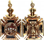 World Masonic Knights of the Temple Neck Badge 32 Degrees
18,8g.; diamonds, rubies. AU