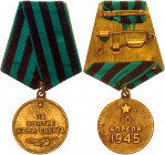 Russia - USSR Capture of Koenigsberg 1945 
Barac# 914; Gilt Medal vgME; with original ribbon