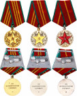Russia - USSR Medal for Impeccable Service 1-2-3 Class 1957 
with originals ribbons