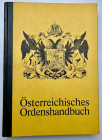 Literature Austrian Orders Book 1974
Roman Freiher von Prochazka; 160 Pages and big photoguide
