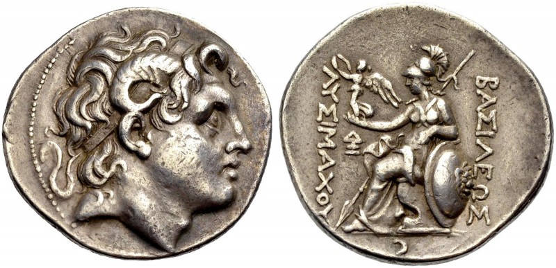 KÖNIGE VON THRAKIEN. Lysimachos, 323-281 v. Chr. Tetradrachmon, Lampsakos, 297-2...