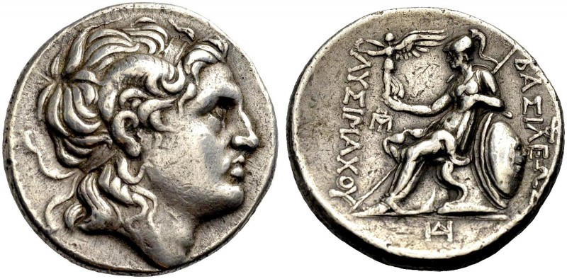 KÖNIGE VON THRAKIEN. Lysimachos, 323-281 v. Chr. Tetradrachmon, Amphipolis, 288-...