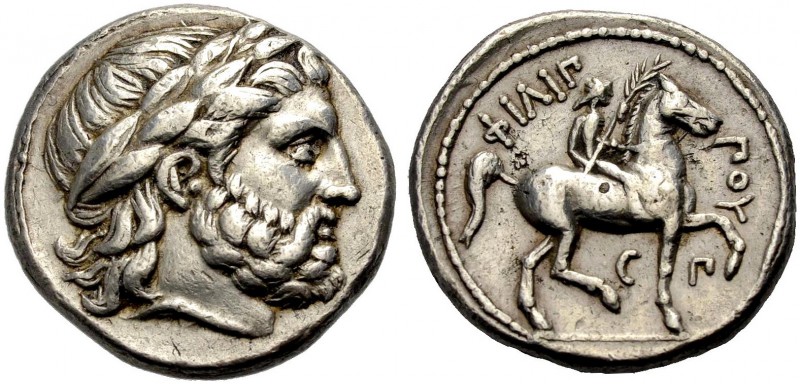 KÖNIGE VON MAKEDONIEN. Philippos II., 359-336 v. Chr. Tetradrachmon, 336-329 v. ...