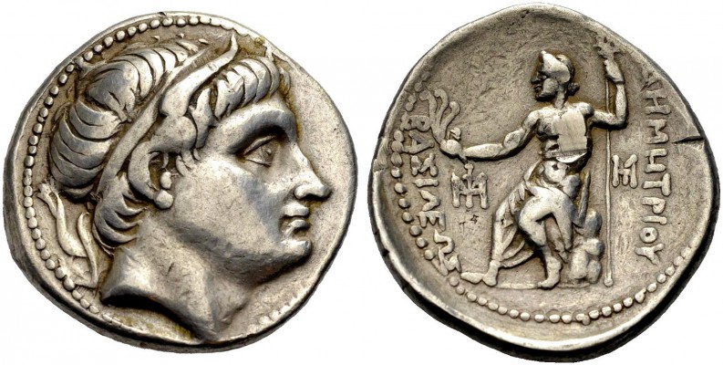 KÖNIGE VON MAKEDONIEN. Demetrios Poliorketes, 306-283 v. Chr. Tetradrachmon, Amp...