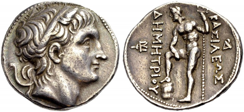 KÖNIGE VON MAKEDONIEN. Demetrios Poliorketes, 306-283 v. Chr. Tetradrachmon, Amp...
