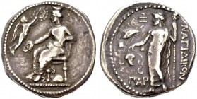 KILIKIEN. NAGIDOS. Stater, 370-350 v. Chr. Aphrodite mit Stephane n.l. sitzend, in der vorgestreckten Rechten eine Schale haltend; sie wird bekränzt v...