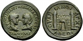 THRAKIEN. ANCHIALOS. Gordianus III. und Tranquillina, 238-244. Bronze. Drap. und gep. Büste des Gordian mit L. n.r., ihm gegenüber drap. Büste der Tra...