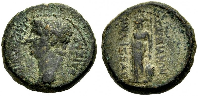 LYDIEN. SARDEIS. Germanicus, †19, Kleinbronze unter Tiberius(?), 14-37. Kopf n.l...