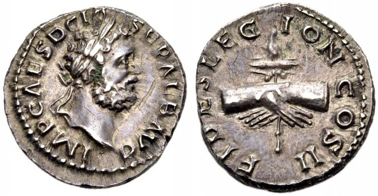 KAISERZEIT. Clodius Albinus, 195-197. Denar, Lyon. Als Augustus. Kopf mit L. und...