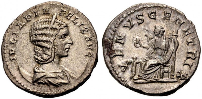 KAISERZEIT. Julia Domna, 193-217. Antoninian (Doppeldenar), 211-217, unter Carac...