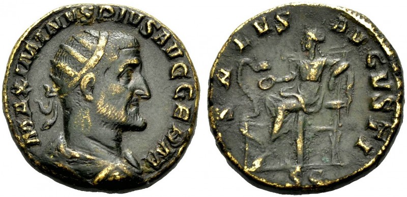 KAISERZEIT. Maximinus I. Thrax, 235-238. Dupondius, 235. MAXIMINVS PIVS AVG GERM...