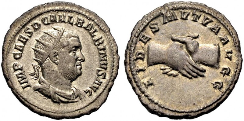 KAISERZEIT. Balbinus, 238. Antoninian. Gep., drap. Büste mit Strkr. n. r. Rv. FI...