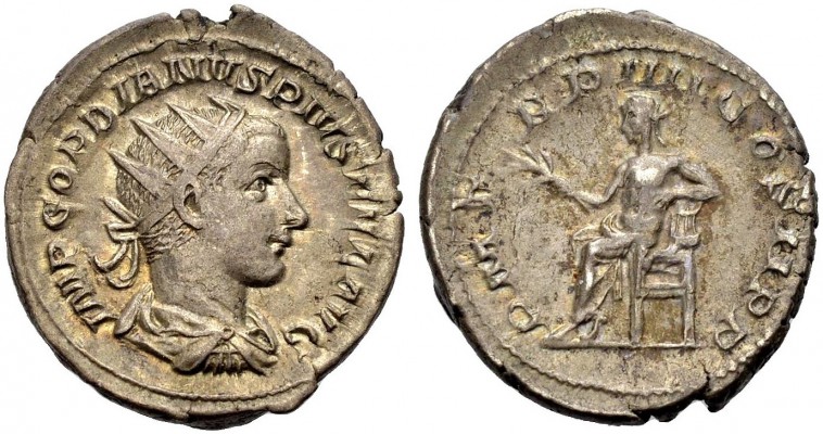 KAISERZEIT. Gordianus III., 238-244. Antoninian, 241-243 Rom. Drap., gep. Büste ...
