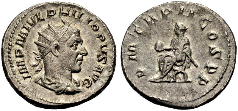 KAISERZEIT. Philippus I. Arabs, 244-249. Antoninian, 244. Drap., gep. Büste mit ...