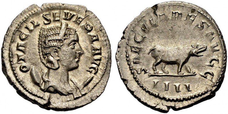 KAISERZEIT. Otacilia Severa, 244-249, Gattin Philippus I. Antoninian, zur Saecul...