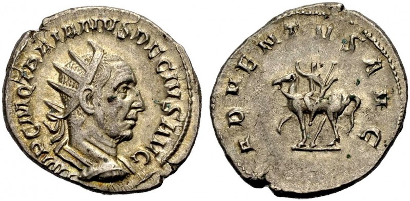 KAISERZEIT. Traianus Decius, 249-251. Antoninian, 249-251. Rom. Drap., gep. Büst...